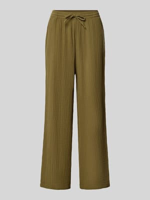 Straight Leg Hose aus Musselin Shop The Look MANNEQUINE