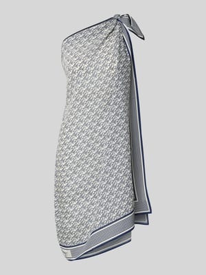 Pareo van puur lyocell met labelprint Shop The Look MANNEQUINE