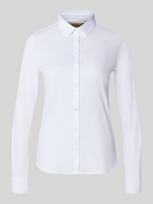 overhemdblouse met sportmanchetten model 'Tina' Shop The Look MANNEQUINE