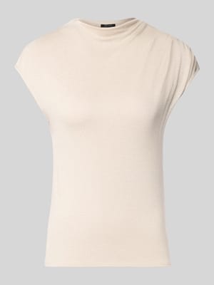 slim fit blouse van viscosemix in tricotlook Shop The Look MANNEQUINE