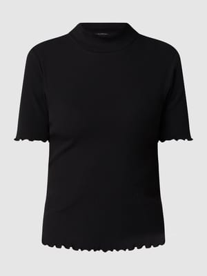 T-shirt met opstaande kraag  Shop The Look MANNEQUINE