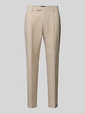 Straight Fit Anzughose mit Viskose-Anteil Modell 'SALTO' Shop The Look MANNEQUINE