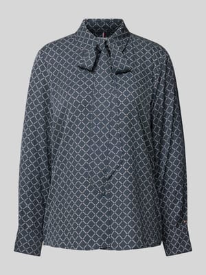 Relaxed fit strikblouse met platte kraag Shop The Look MANNEQUINE