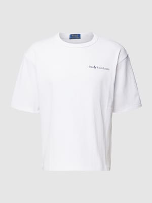 T-shirt met extra brede schouders Shop The Look MANNEQUINE