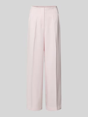 Wide leg broek met persplooien model 'Lee' Shop The Look MANNEQUINE