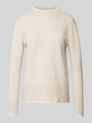 Wollen pullover met opstaande kraag Shop The Look MANNEQUINE