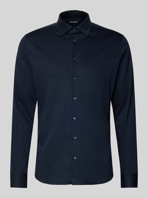 slim fit zakelijk hemd met kentkraag Shop The Look MANNEQUINE