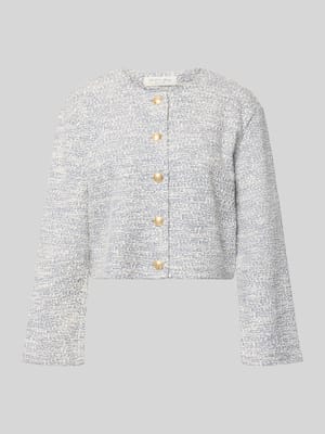 Jack in bouclé-look met ronde hals Shop The Look MANNEQUINE