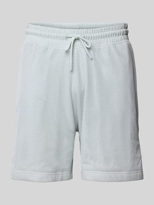 Shorts mit elastischem Bund Modell 'Summermesh' Shop The Look MANNEQUINE