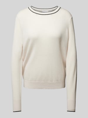 Kaschmirpullover mit Rundhalsausschnitt Shop The Look MANNEQUINE