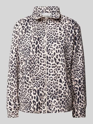 Sweatjacke mit Animal-Print Shop The Look MANNEQUINE