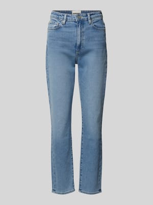 Slim fit jeans met labelpatch, model 'LEJAANI' Shop The Look MANNEQUINE