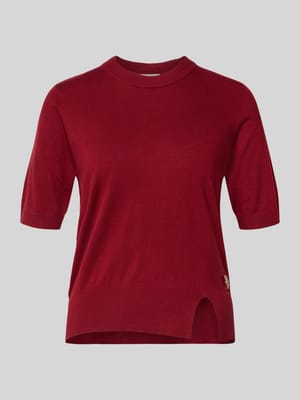 Gebreid shirt met ronde hals Shop The Look MANNEQUINE