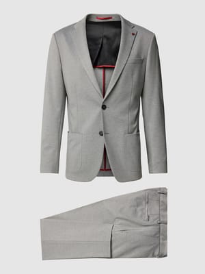 Slim fit pak met steekzakken Shop The Look MANNEQUINE