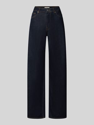 wide leg jeans van katoenmix model 'BEA-KORI' Shop The Look MANNEQUINE