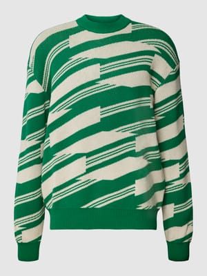 Strickpullover mit Allover-Muster Shop The Look MANNEQUINE