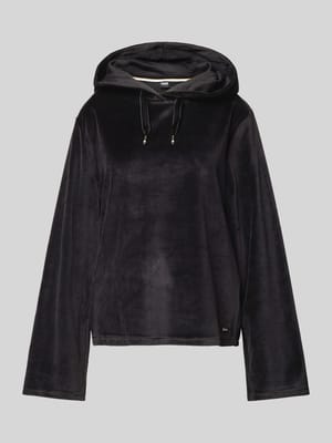 Hoodie mit Label-Detail Modell 'Velluto' Shop The Look MANNEQUINE