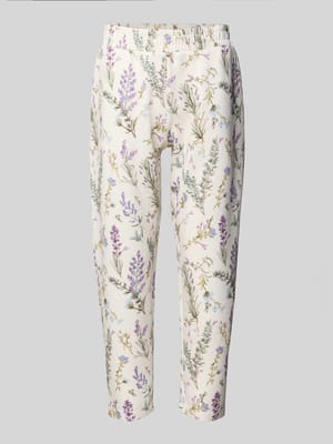 Regular Fit sweatpants van viscosemix met verkorte pasvorm Shop The Look MANNEQUINE