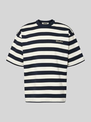 Relaxed Fit T-Shirt mit Logo-Stitching Modell 'Beam' Shop The Look MANNEQUINE
