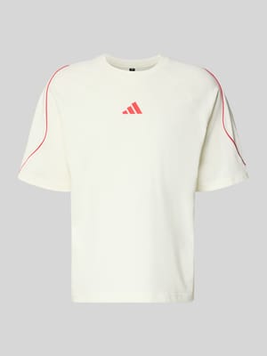T-Shirt mit Label-Print Shop The Look MANNEQUINE