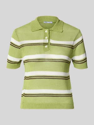 Slim Fit Poloshirt in Strick-Optik Modell 'Verdi' Shop The Look MANNEQUINE