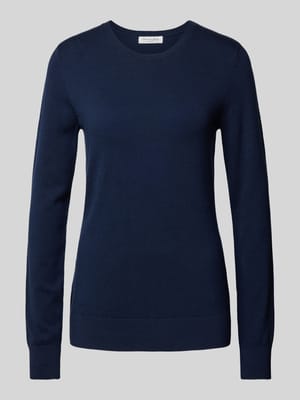 Regular Fit Strickpullover mit gerippten Abschlüssen Shop The Look MANNEQUINE