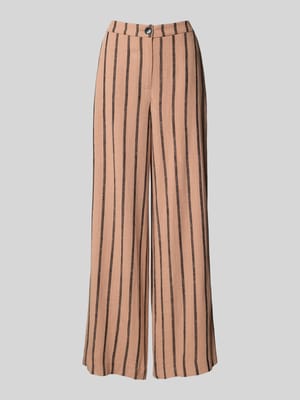 Stoffen broek van viscosemix met paspelzakken, model 'JOHANNA' Shop The Look MANNEQUINE
