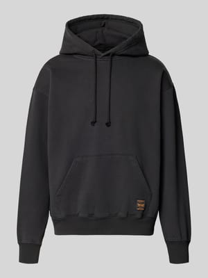 relaxed fit hoodie van katoenmix model 'JET BL' Shop The Look MANNEQUINE