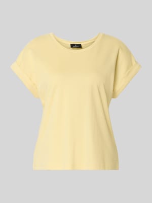 T-Shirt mit Rundhalsausschnitt Shop The Look MANNEQUINE