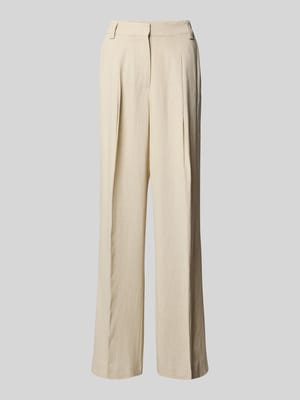 Stoffen broek met achterzak, model 'Cristiana' Shop The Look MANNEQUINE