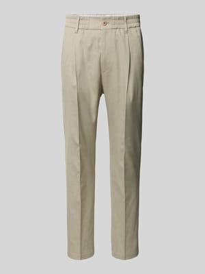 Stoffhose mit Bundfalten Modell 'CHASY' Shop The Look MANNEQUINE