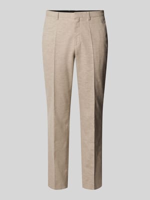 Regular Fit Anzughose mit Leinen-Anteil Modell 'HESTEN' Shop The Look MANNEQUINE
