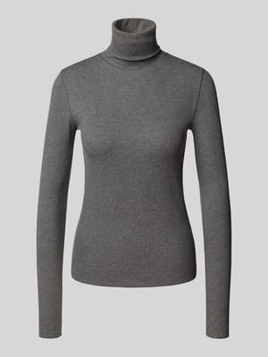Longsleeve aus Lyocell-Mix in Strick-Optik Shop The Look MANNEQUINE