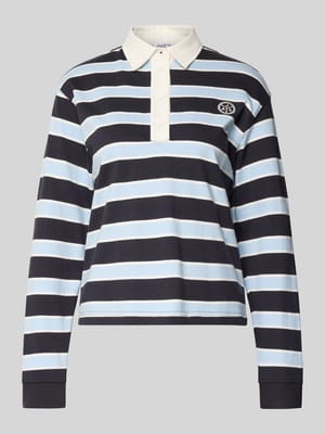 Longsleeve mit Label-Stitching Shop The Look MANNEQUINE