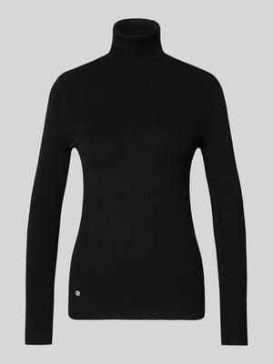 Gebreide pullover met zijde, model 'ZOE' Shop The Look MANNEQUINE