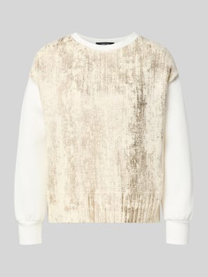 Regular Fit Sweatshirt aus Baumwoll-Mix mit Schurwoll-Anteil Shop The Look MANNEQUINE