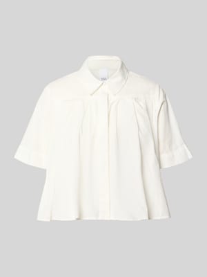 Bluse mit verdeckter Knopfleiste Modell 'SKYMA' Shop The Look MANNEQUINE