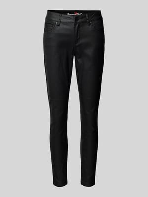 Skinny fit broek in leerlook, model 'Italy' Shop The Look MANNEQUINE