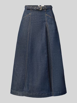 Jeansrock mit Gürtel Modell 'RAYNE' Shop The Look MANNEQUINE