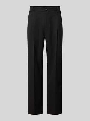 Stoffhose mit Bügelfalten und Eingrifftaschen Shop The Look MANNEQUINE