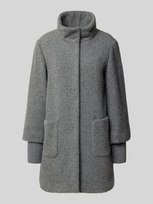 Płaszcz o kroju regular fit ze stójką Shop The Look MANNEQUINE