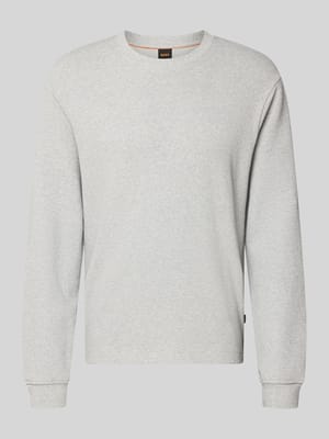 Regular Fit Langarmshirt aus Baumwoll-Mix Modell 'WE-TEMPEST' Shop The Look MANNEQUINE