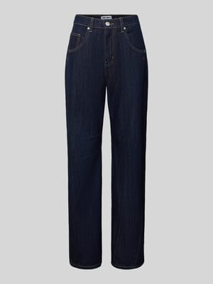 Jeansy o kroju relaxed fit z wpuszczanymi kieszeniami Shop The Look MANNEQUINE