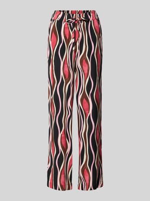 straight fit stoffen broek van pure viscose model 'Cammi' Shop The Look MANNEQUINE