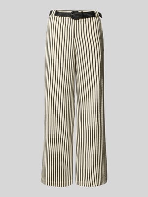 wide fit broek met viscose Shop The Look MANNEQUINE