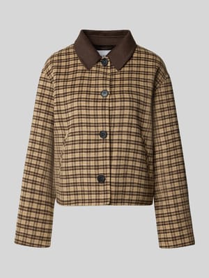 Kurtka o kroju regular fit z mieszanki wełny z dodatkiem wiskozy Shop The Look MANNEQUINE