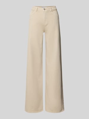 Wide & loose fit jeans van katoenmix model 'SILKE' Shop The Look MANNEQUINE