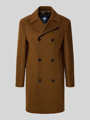 Regular Fit Mantel mit Reverskragen Modell 'BEALE' Shop The Look MANNEQUINE