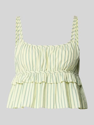 Blusentop mit Volants Shop The Look MANNEQUINE