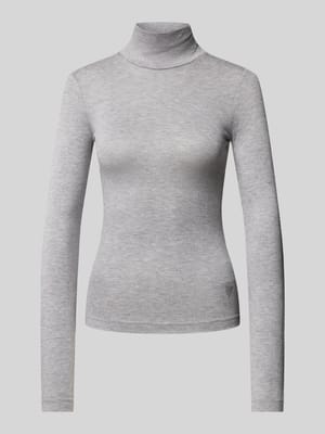 Shirt met lange mouwen en turtleneck, model 'ANITA' Shop The Look MANNEQUINE